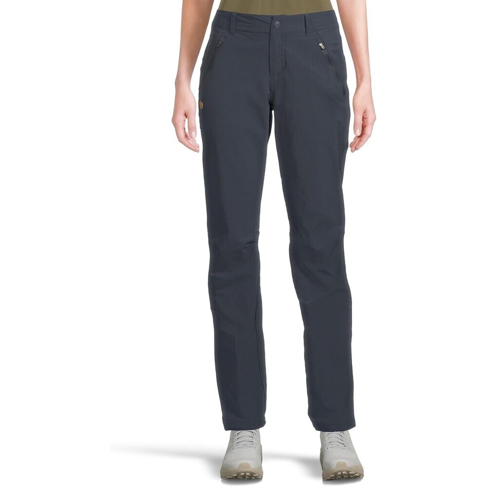 Fjallraven Abisko Pants Women's 6 Dark Navy Stretch Trail Trousers Hiking RED767